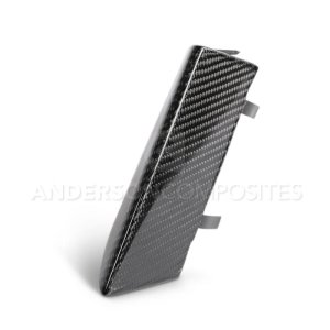 Ford Mustang Front Grilles - Anderson Composites - Carbon Fiber Front Upper Grille Inserts - Carbon Fiber - `15-`20